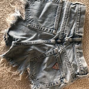 Guess vintage distressed jean shorts